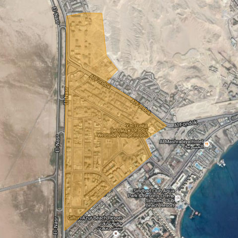 El Kawther district of Hurghada