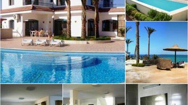 For Rent Villa in ElAhyaa with Private Beach and 2 Swiming pools 